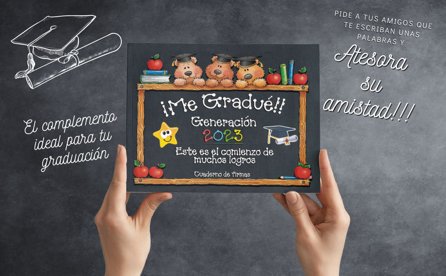 Cuaderno de firmas graduación | Me gradué - Osos