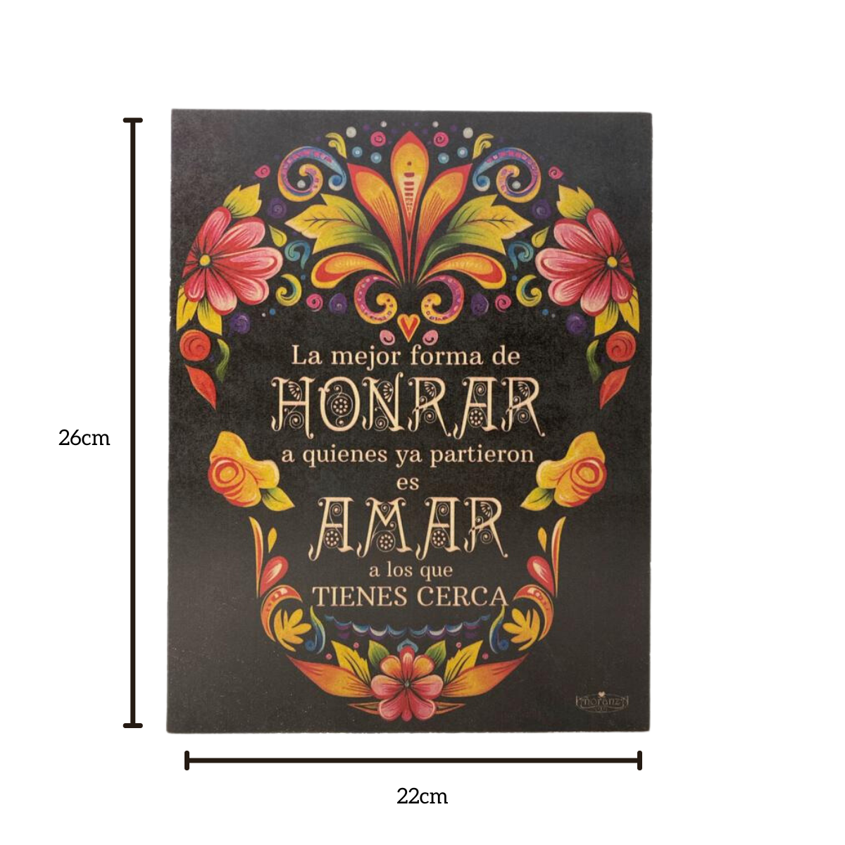Letrero Decorativo para Ofrenda /Honrar Amar