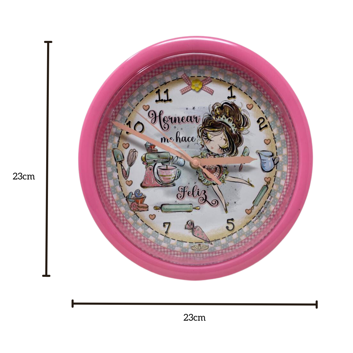 Reloj de Pared Hornear Feliz