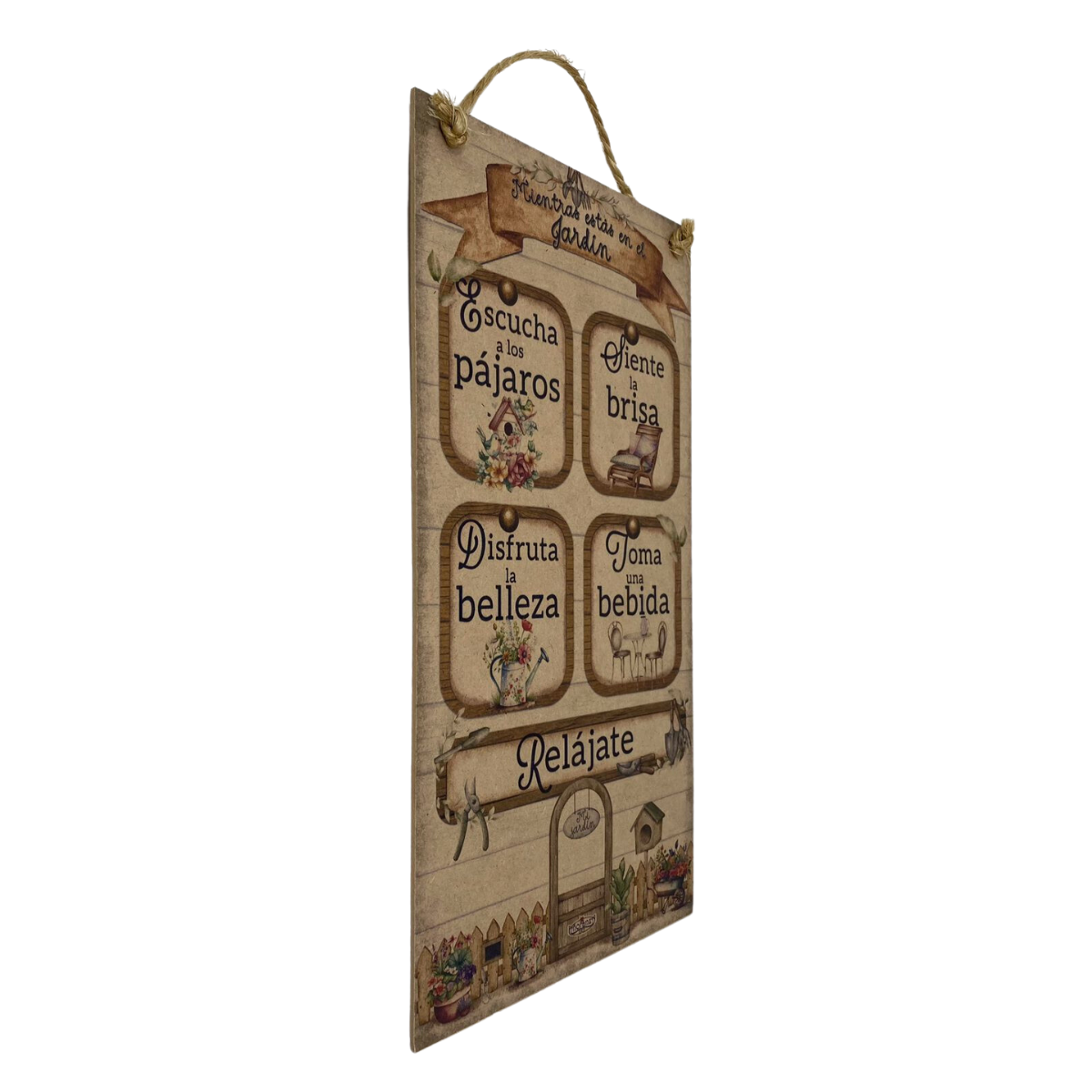 Letrero Decorativo para Jardin