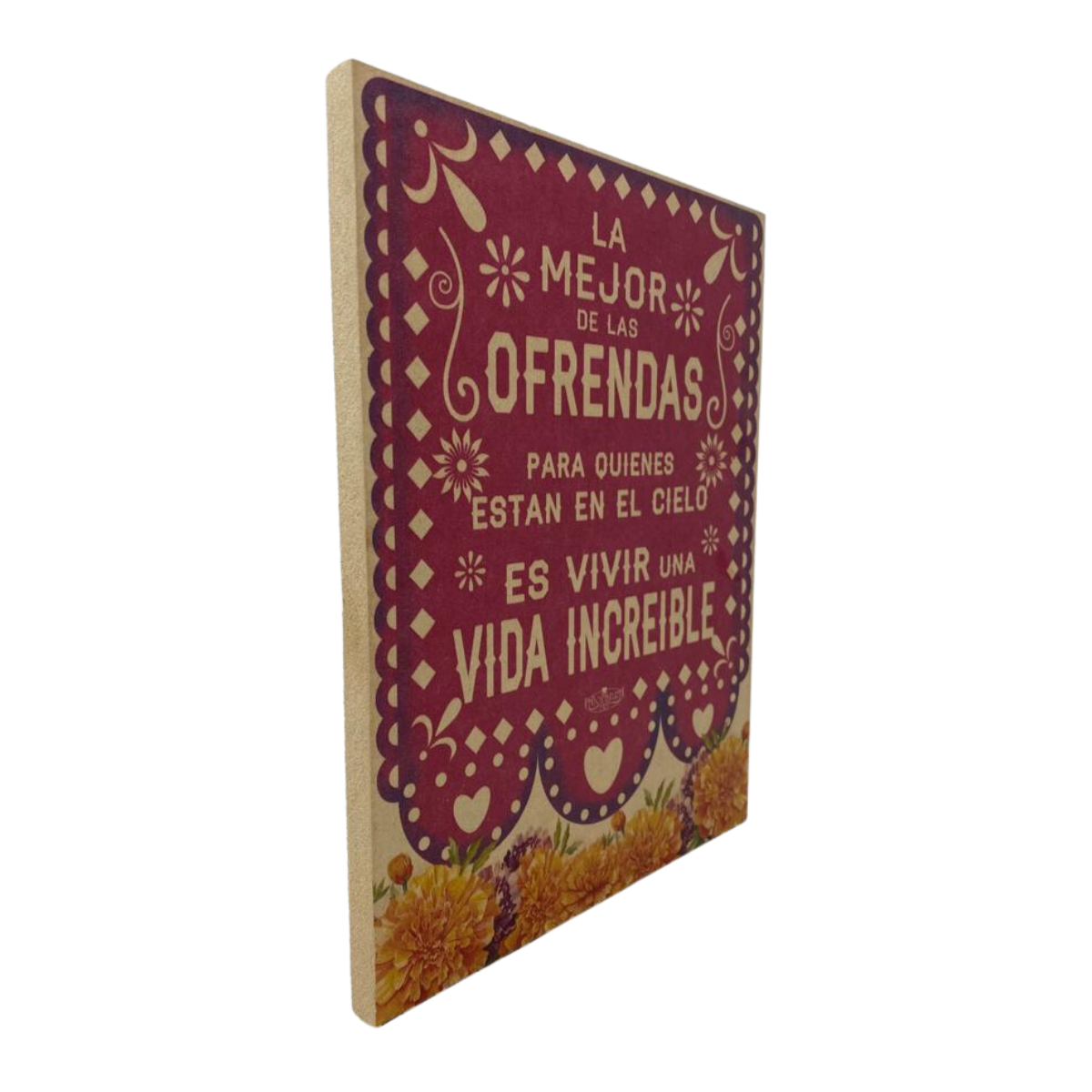 Letrero decorativo para ofrenda / vida increíble
