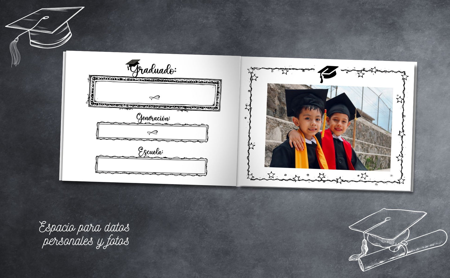 Cuaderno de firmas graduación | Me gradué - Osos