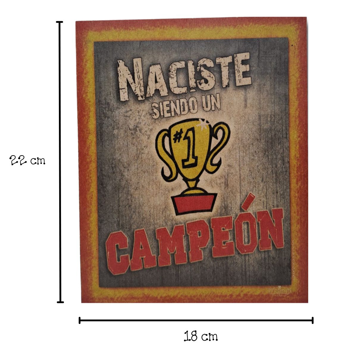 Regalo para un Hijo /Deportista /Naciste Campeón