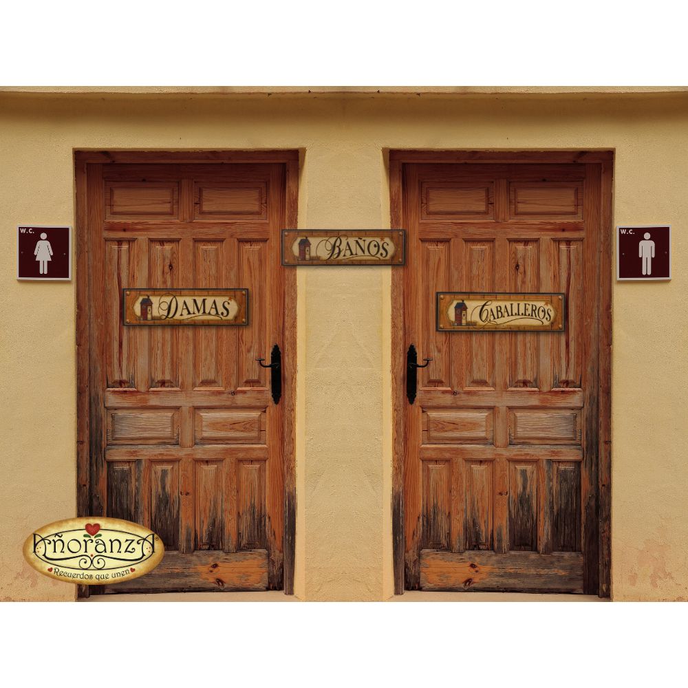 Letrero Baños