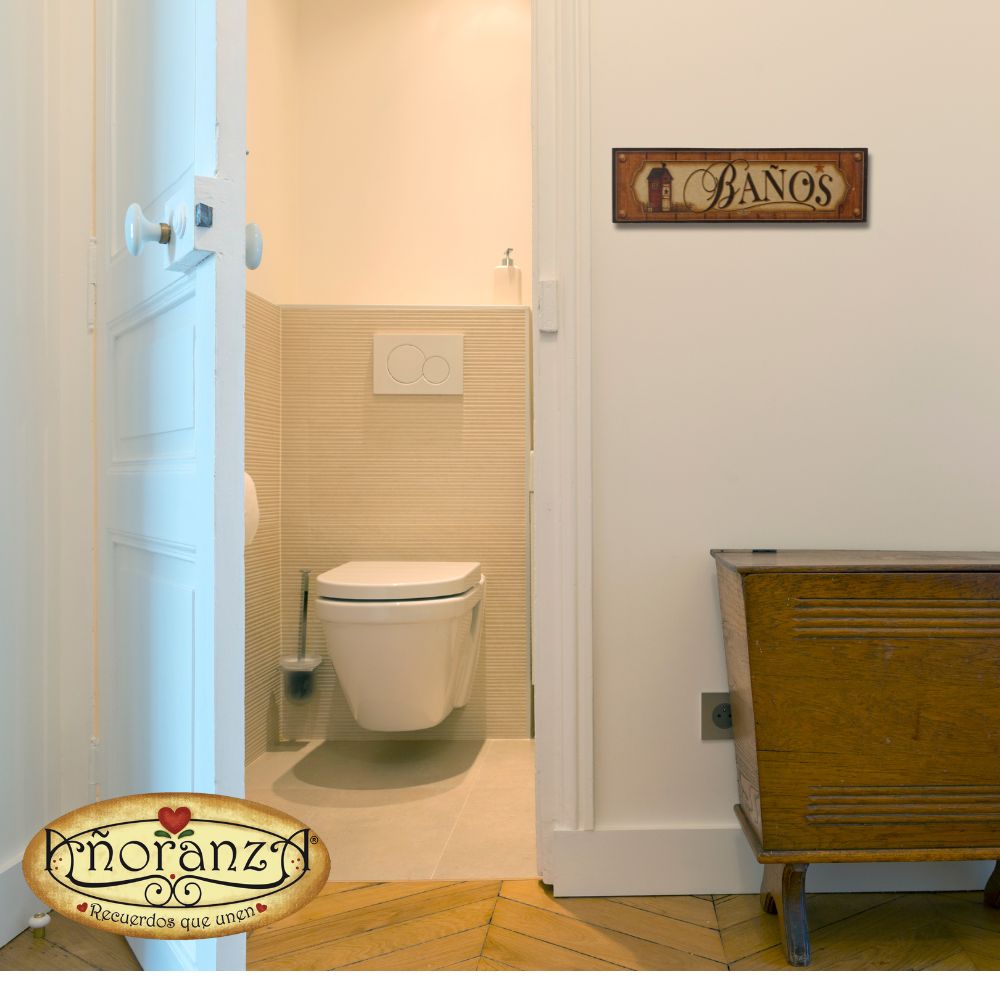 Letrero Baños