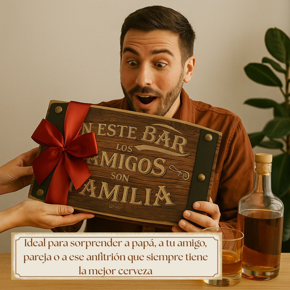 Decoración para Bar o Cantina/Bar Familia Amigos