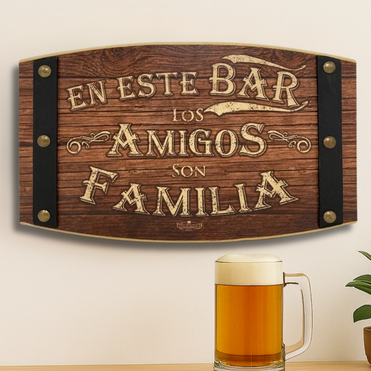 Decoración para Bar o Cantina/Bar Familia Amigos