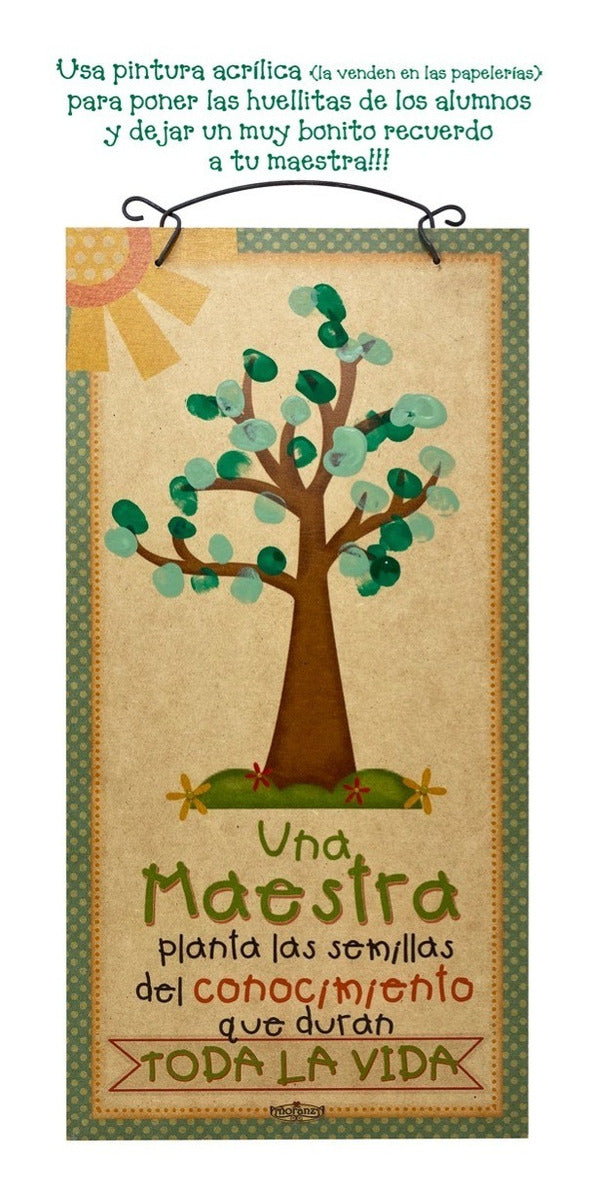 Regalo para la maestra | Maestra Semillas