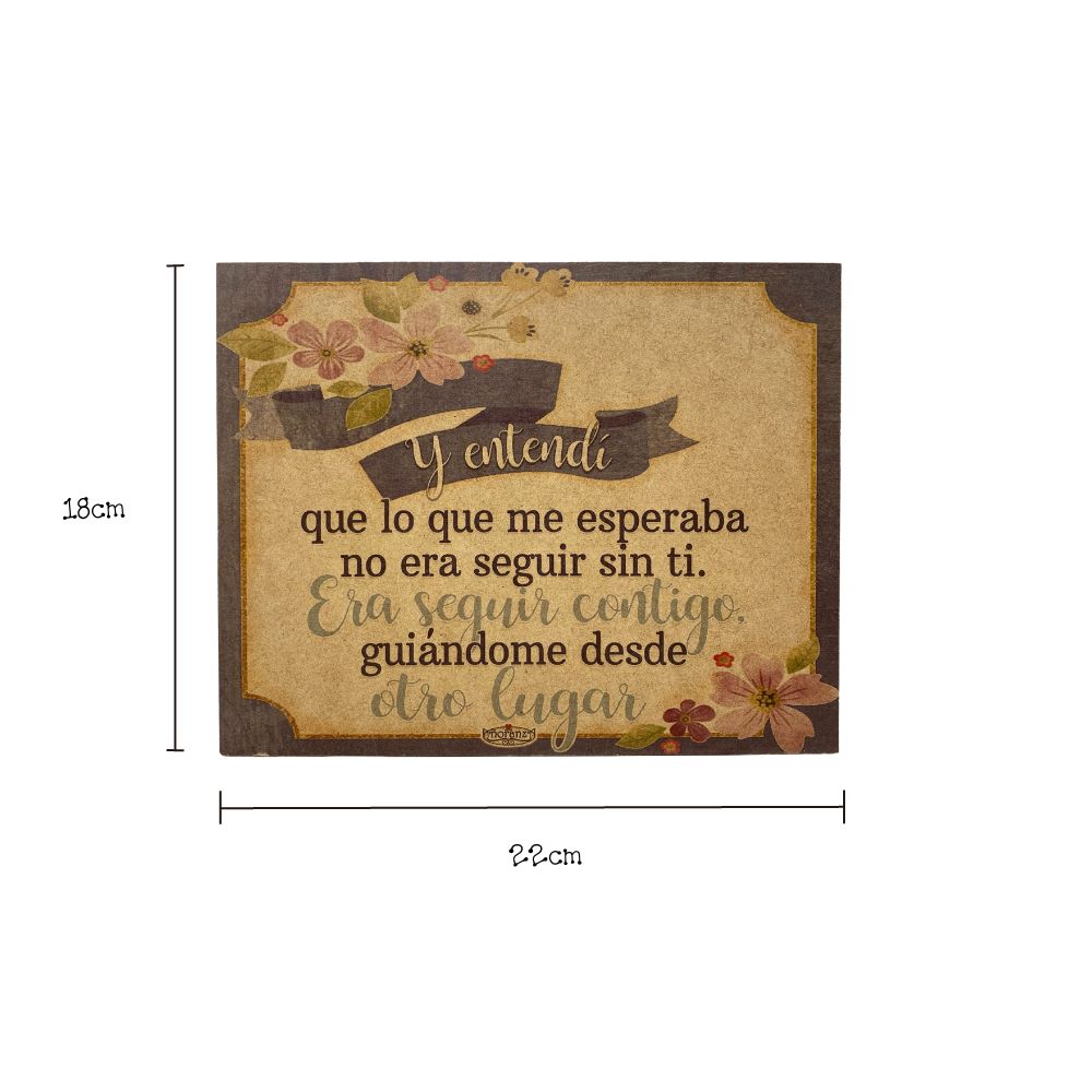 Y entendí