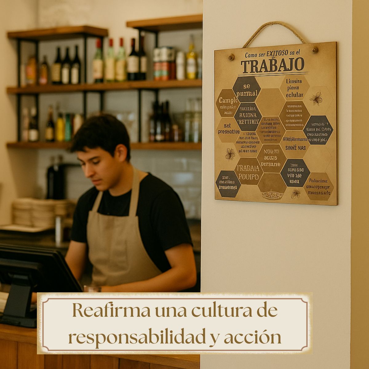 Letrero Decorativo para la oficina, o cualquier centro de trabajo /Como ser Exitoso en el trabajo