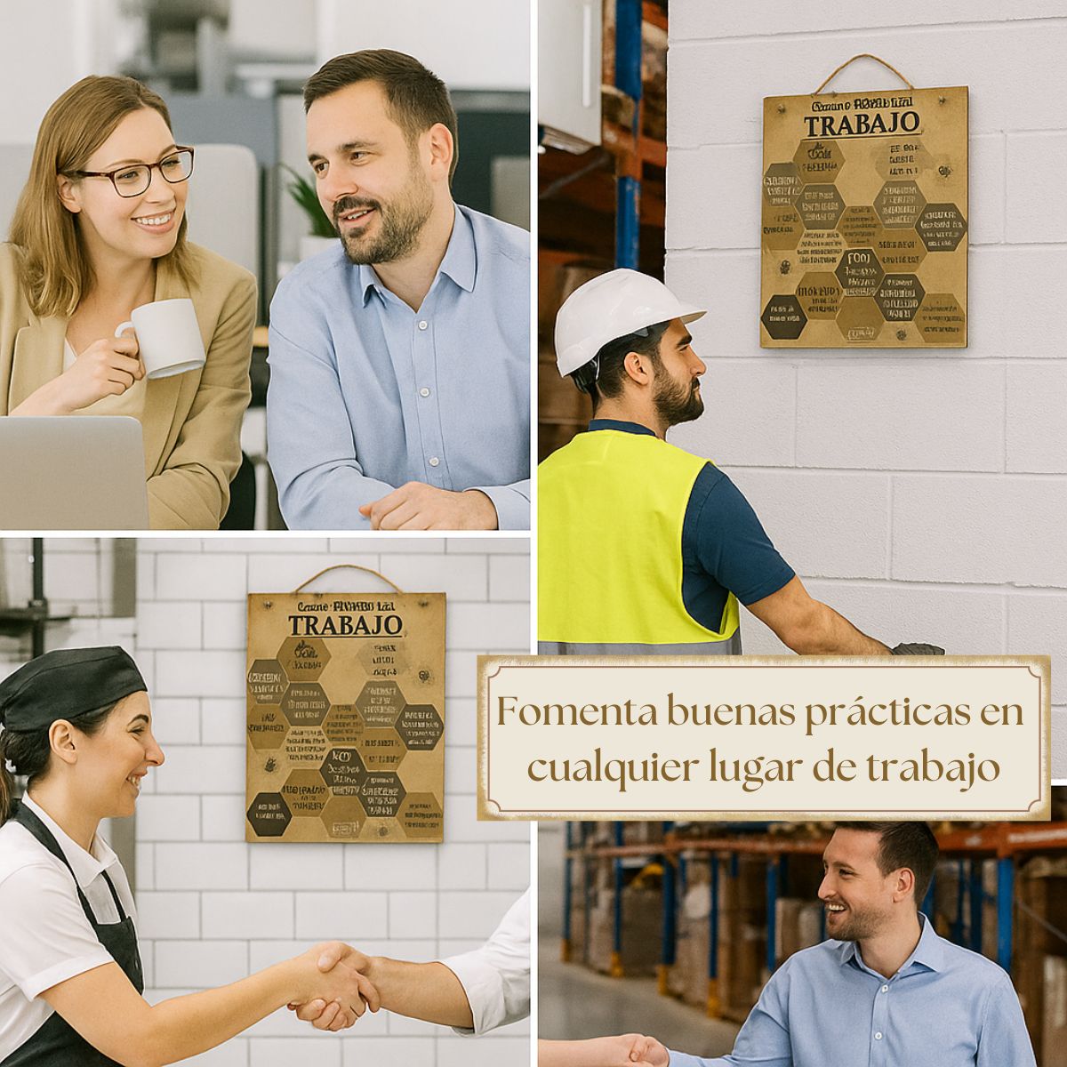 Letrero Decorativo para la oficina, o cualquier centro de trabajo /Como ser Exitoso en el trabajo