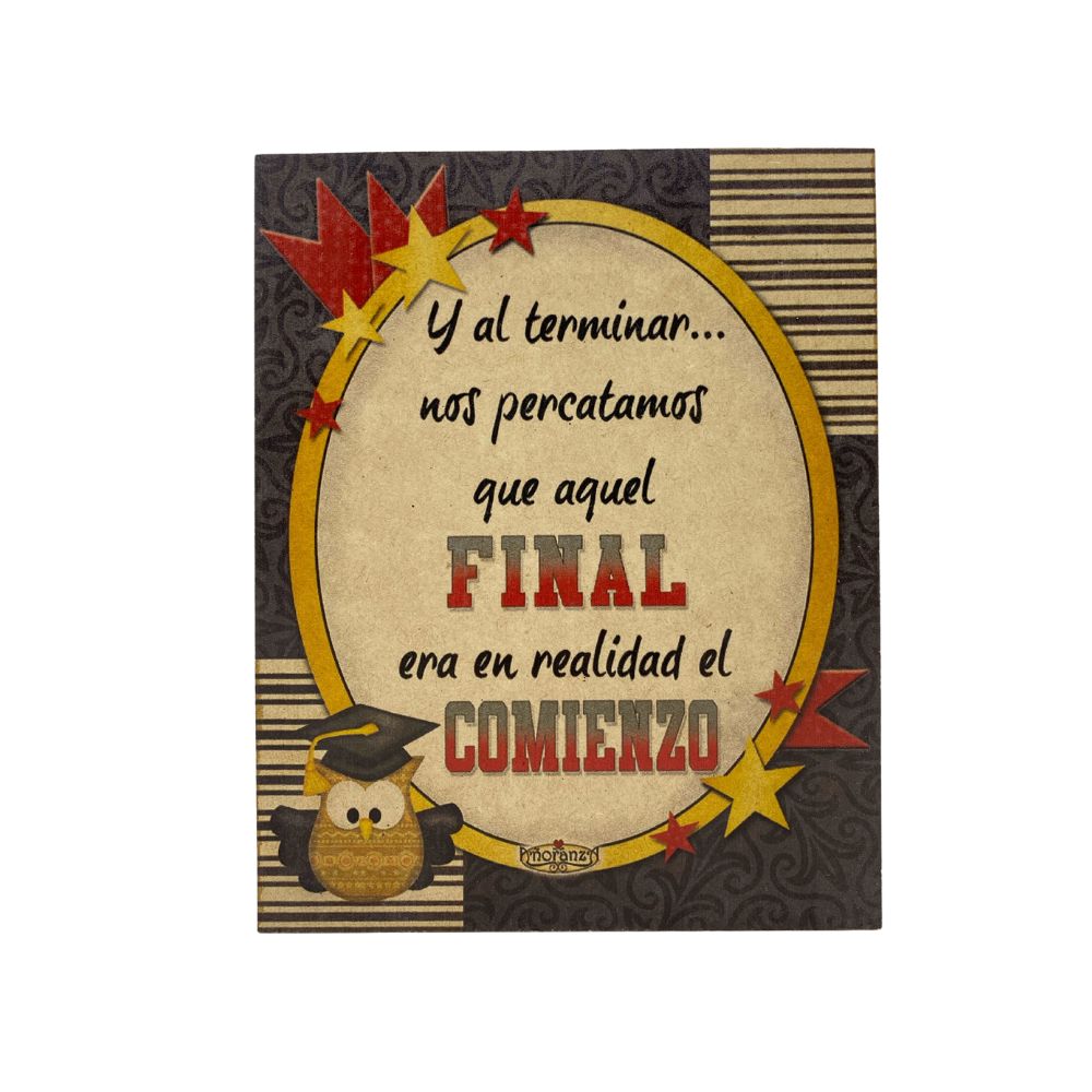 Regalo para graduación| Final comienzo