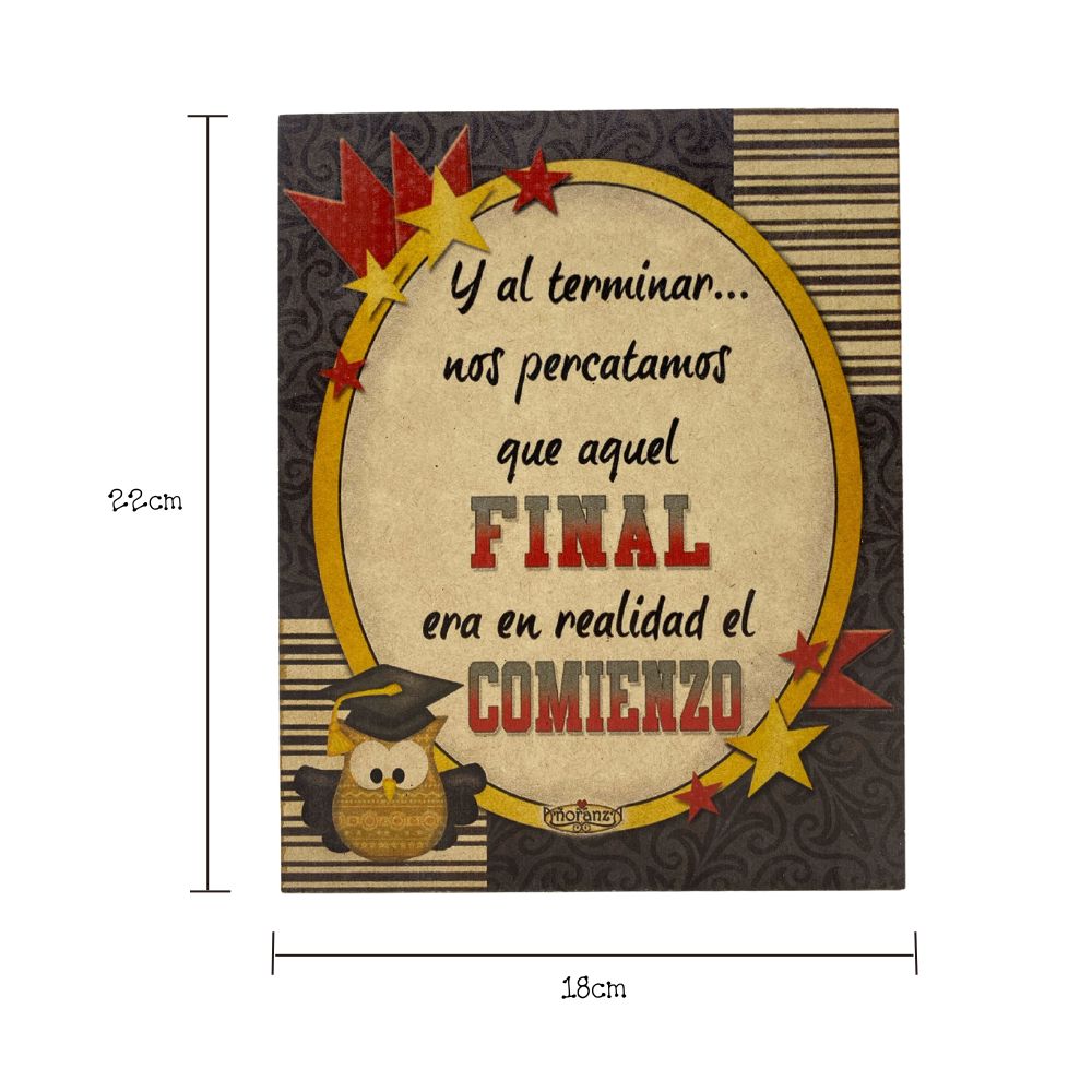 Regalo para graduación| Final comienzo