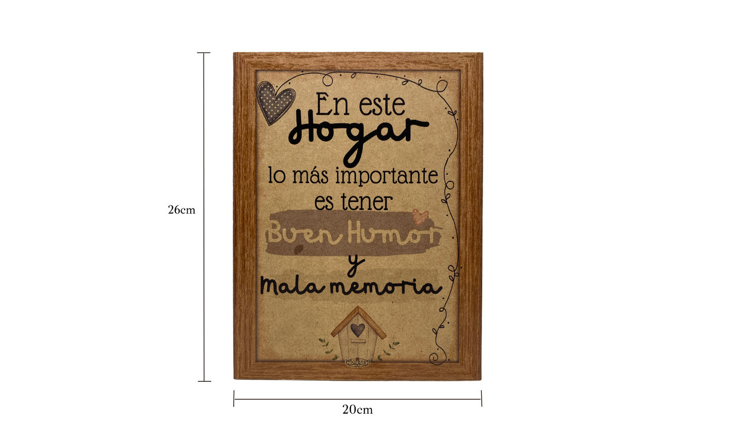 Decoración para el Hogar - Hogar buen humor y mala memoria