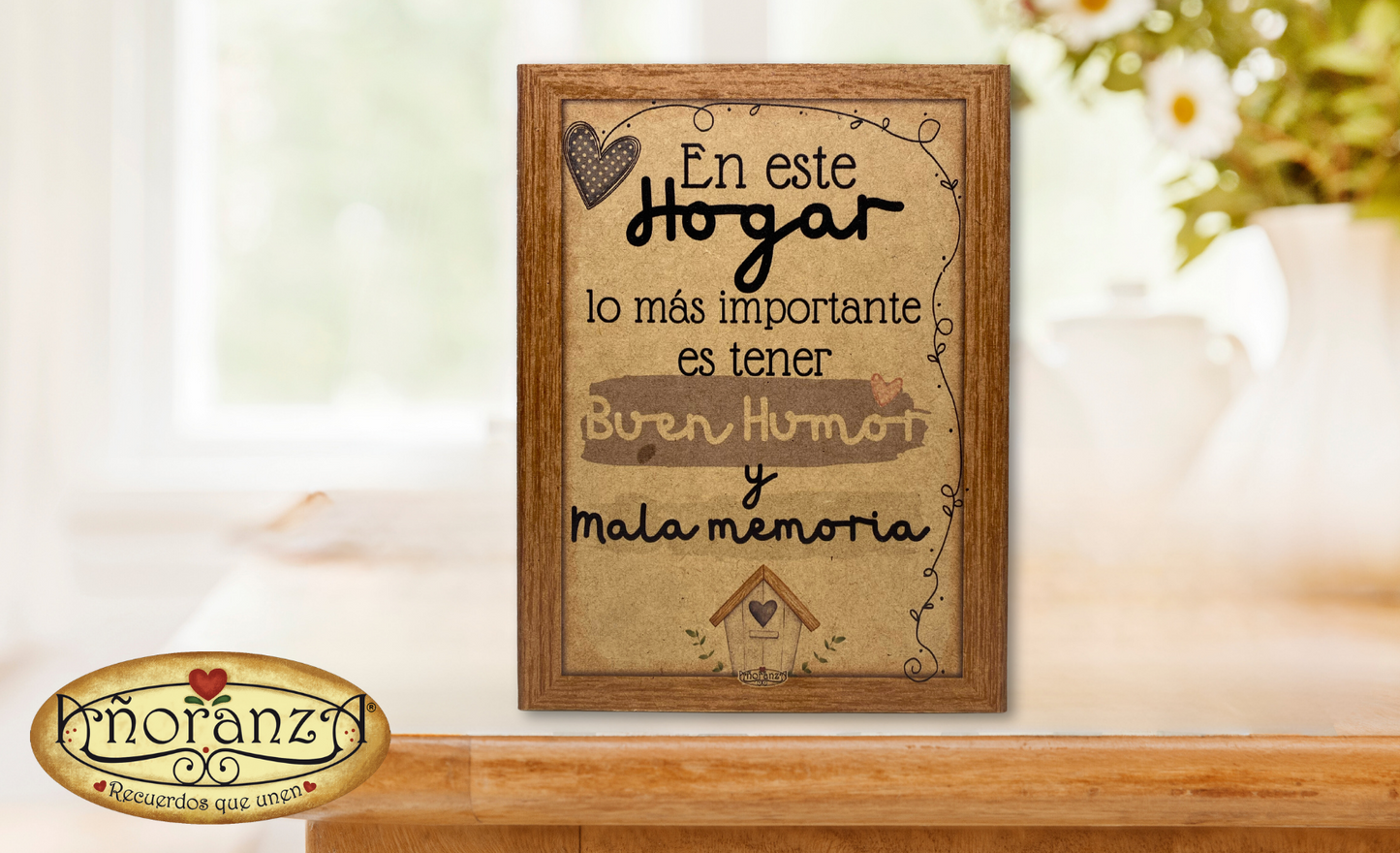 Decoración para el Hogar - Hogar buen humor y mala memoria