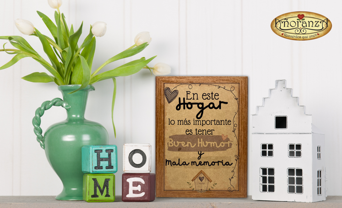 Decoración para el Hogar - Hogar buen humor y mala memoria