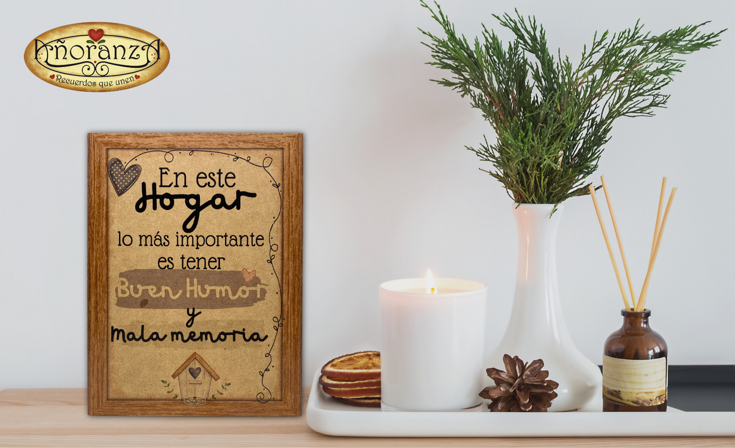 Decoración para el Hogar - Hogar buen humor y mala memoria