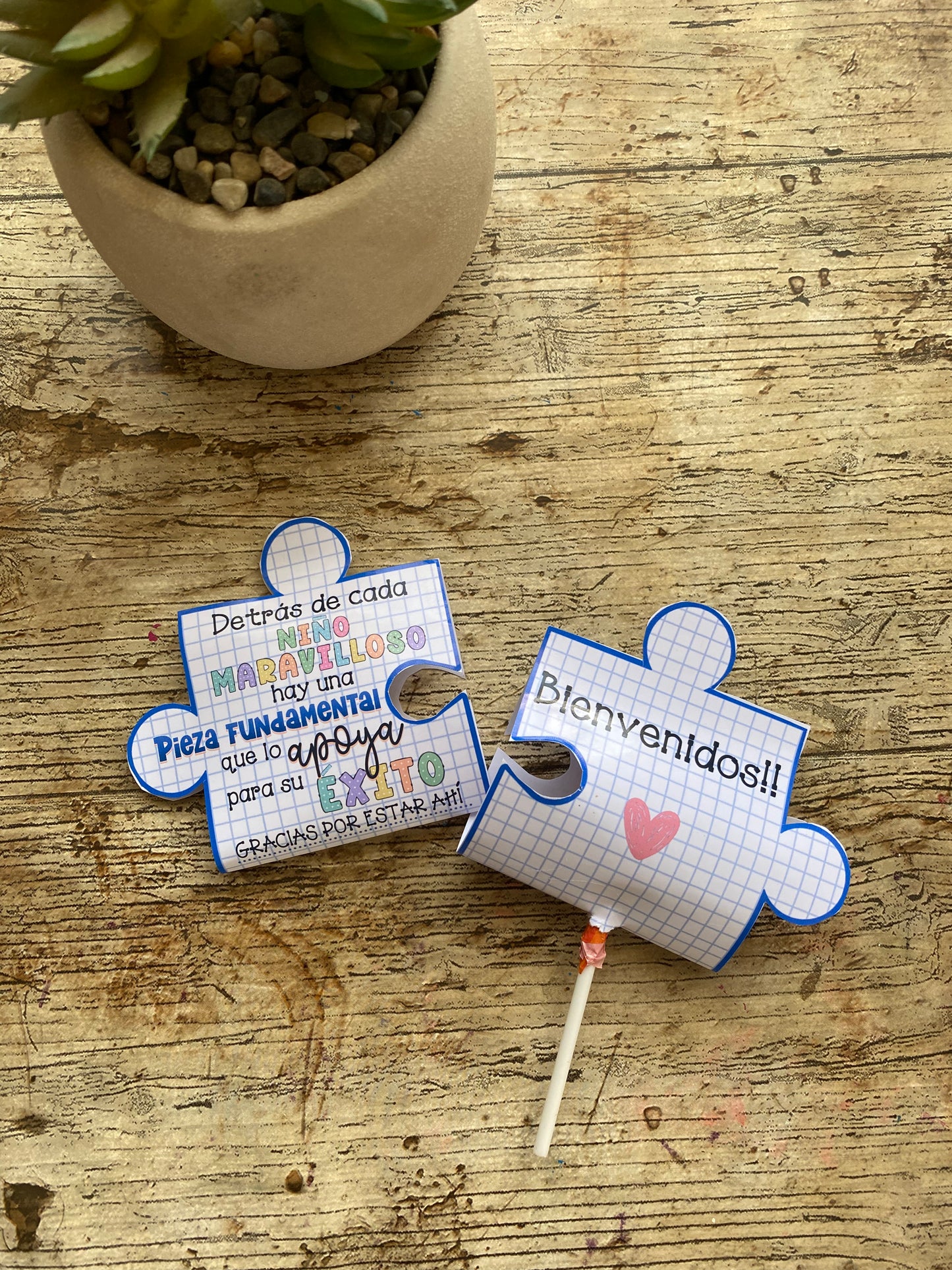 Imprimible detalle para papás | Bienvenida ciclo escolar