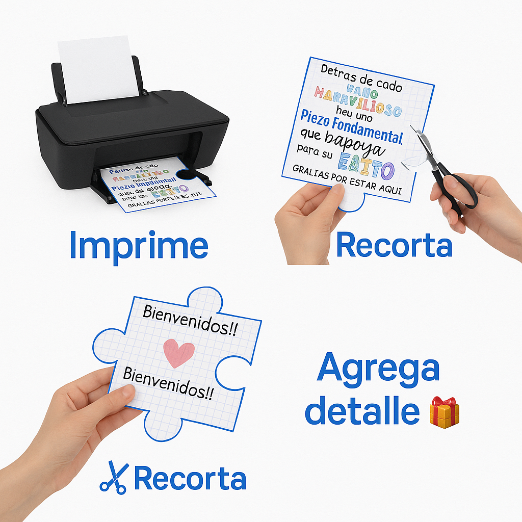 Imprimible detalle para papás | Bienvenida ciclo escolar