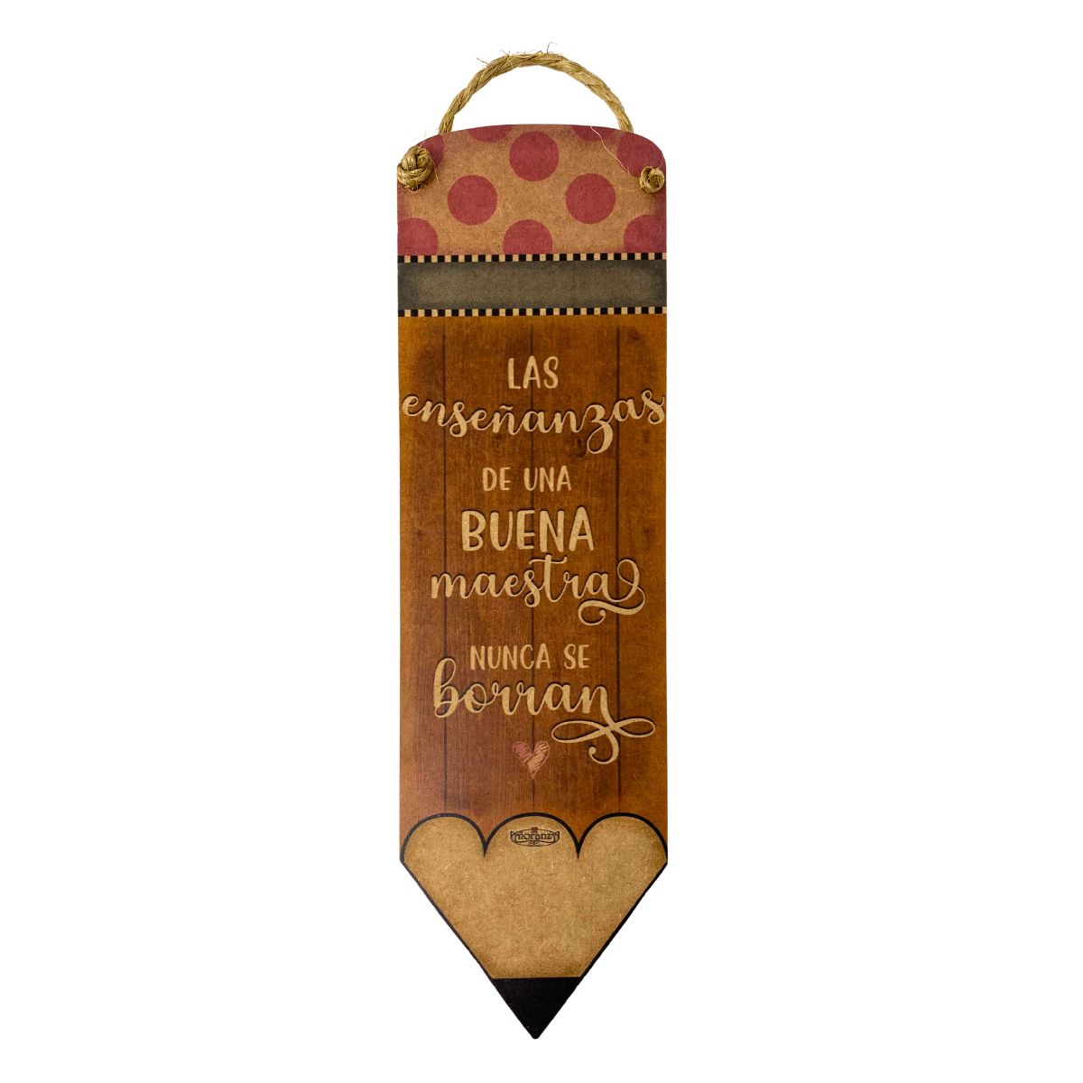 Decoracion para salon de clases/ Regalo para maestra/ Lápiz Enseñanzas