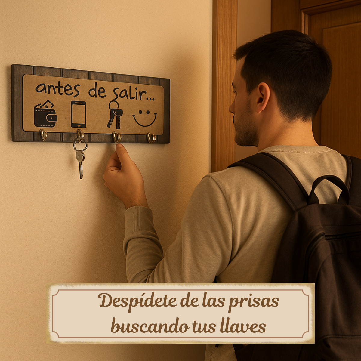Decoracion para la entrada del hogar/ Portallaves antes de salir