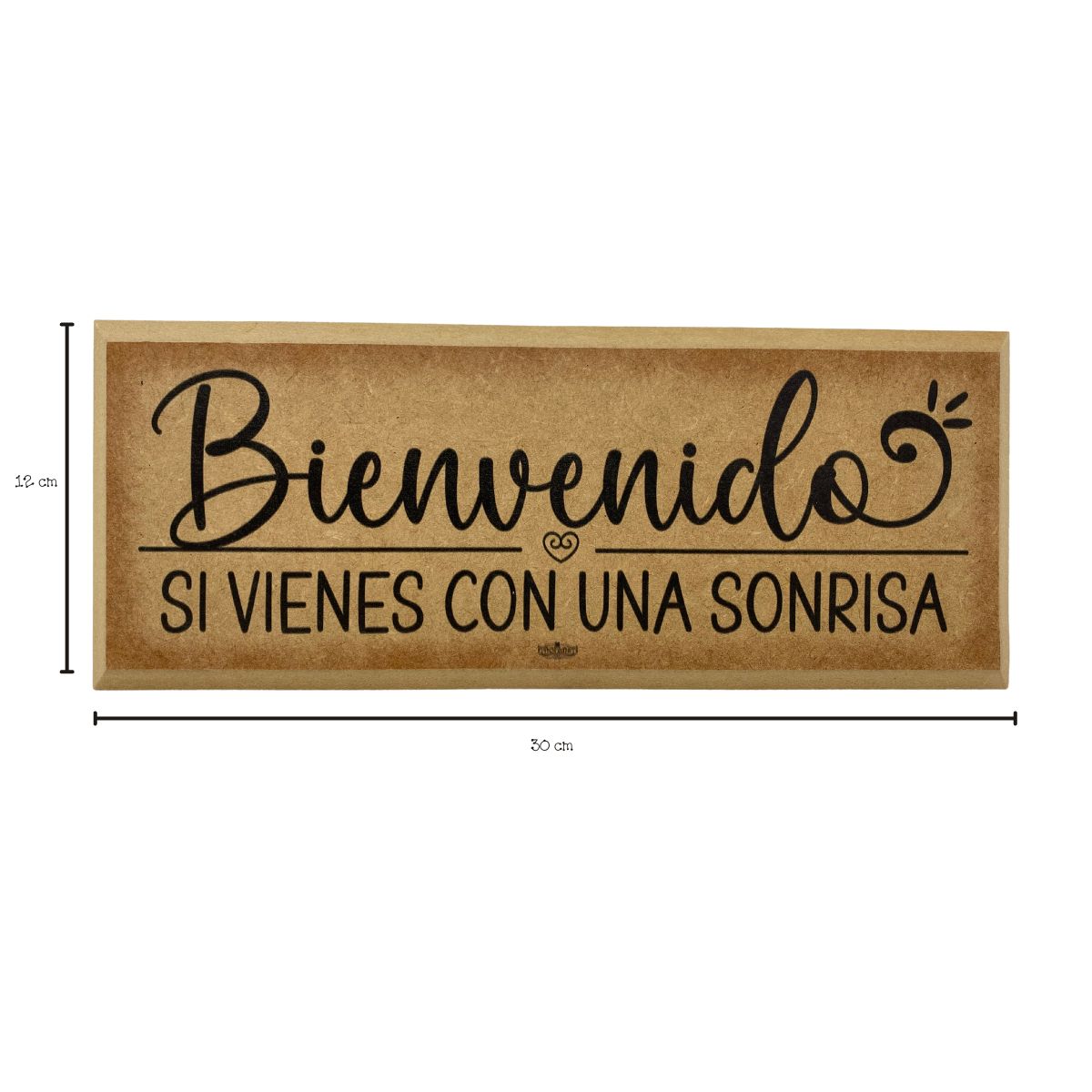 Letrero Decorativo para Hogar / Bienvenido Sonrisa