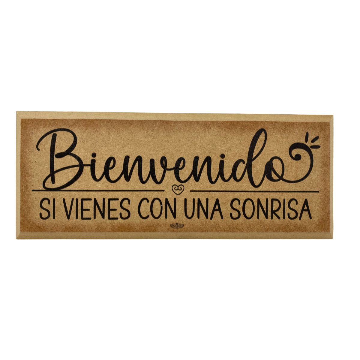 Letrero Decorativo para Hogar / Bienvenido Sonrisa