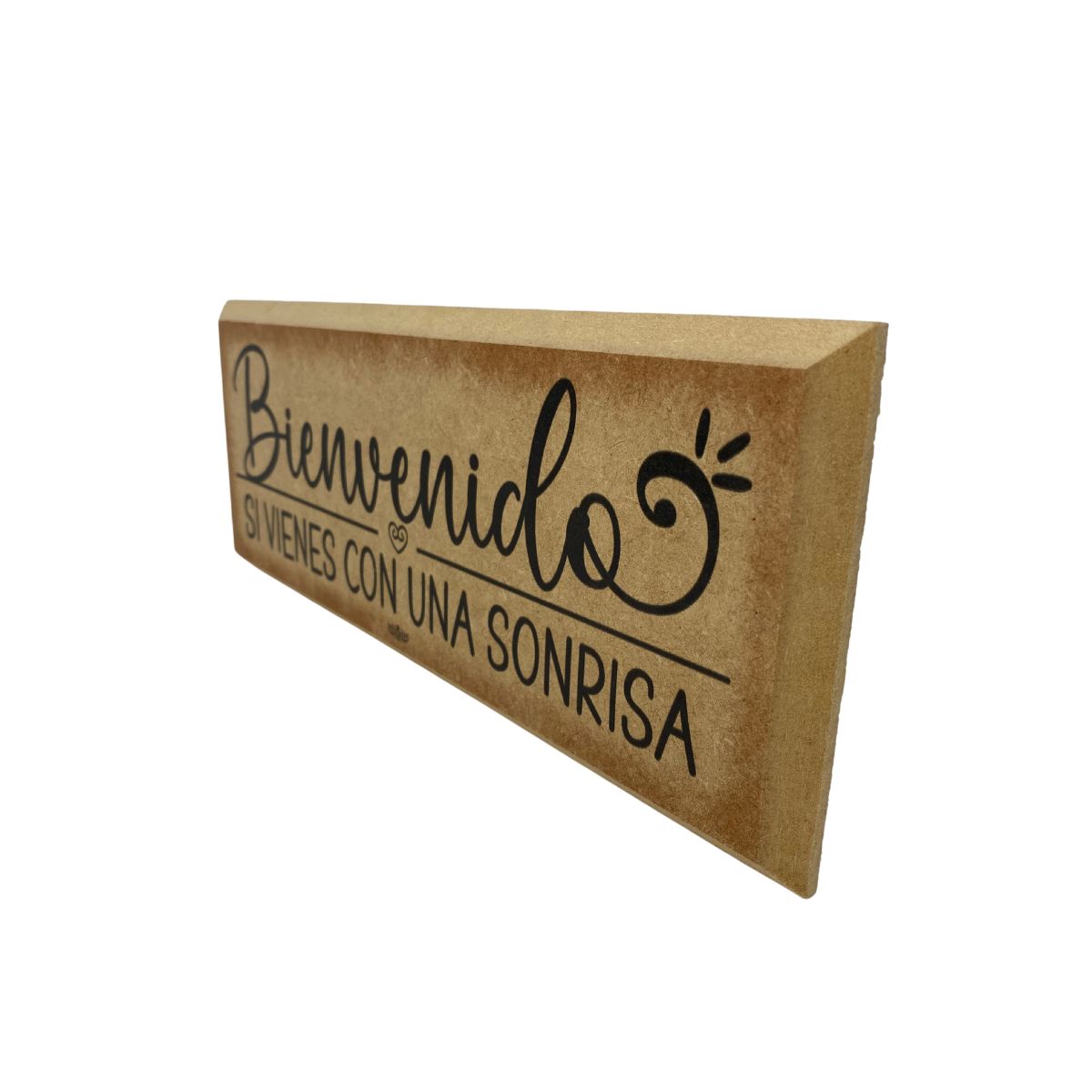 Letrero Decorativo para Hogar / Bienvenido Sonrisa