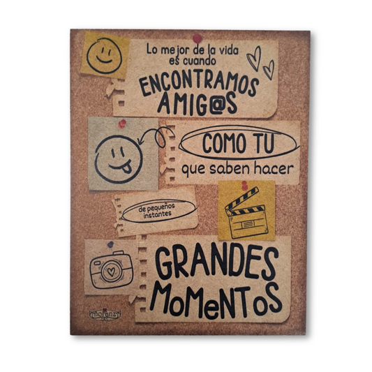 Pequeños y grandes momentos" | Regalo para un amigo