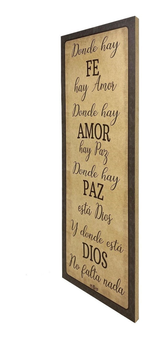 Regalo y Decoración para el Hogar/ Donde hay Fe