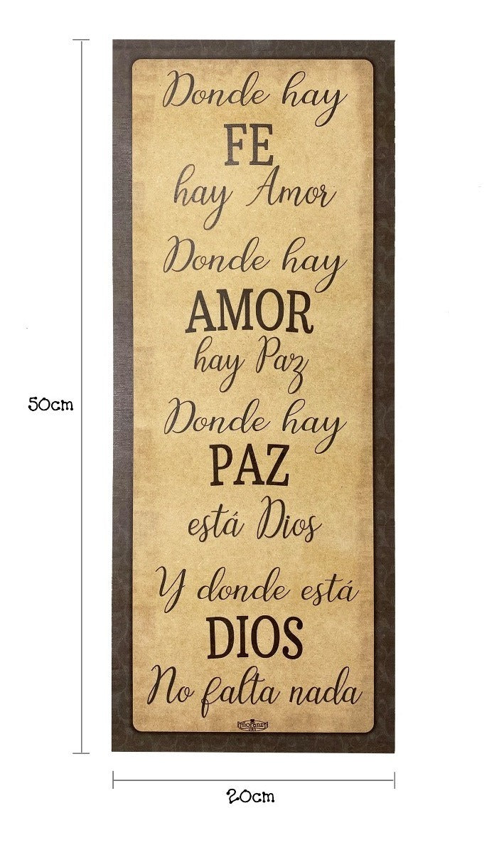 Regalo y Decoración para el Hogar/ Donde hay Fe