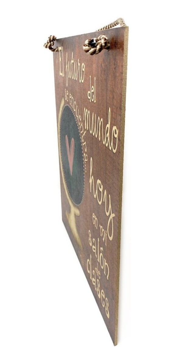 Regalo para Maestr@/ Decoración para salón de clases/ El Futuro del Mundo