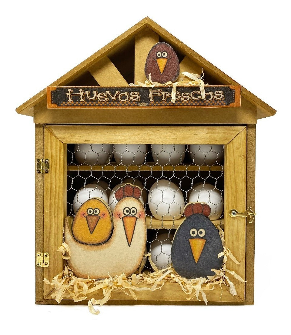 Decoración para cocina/ Casita Porta Huevos