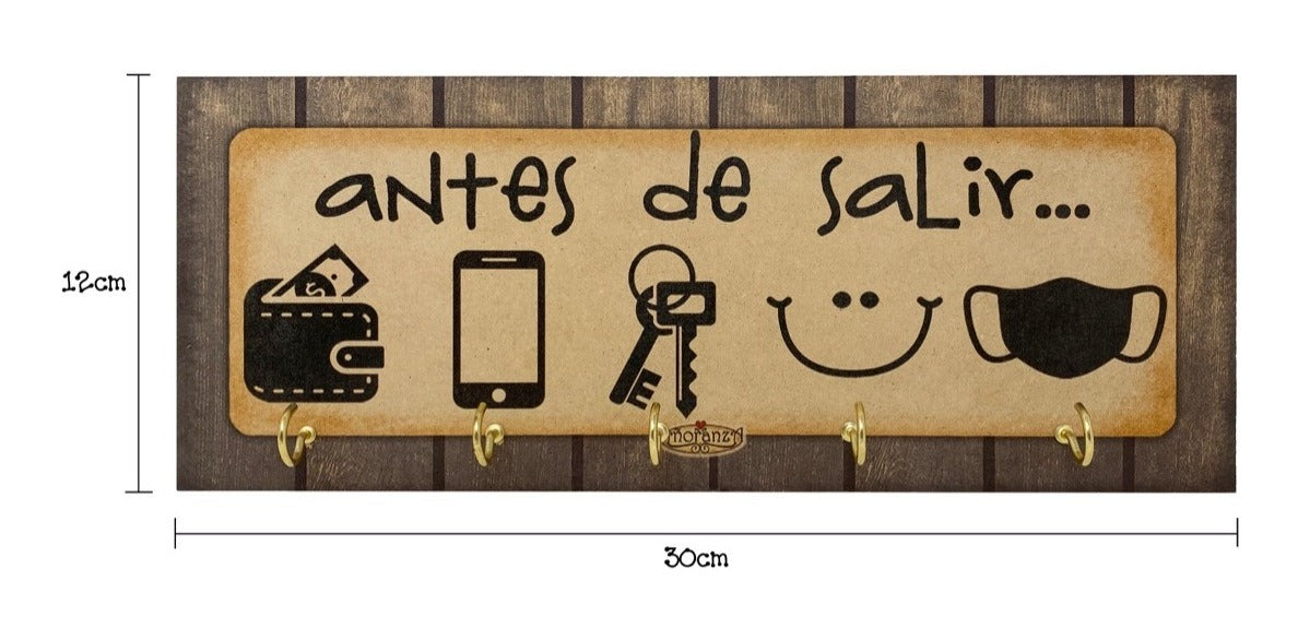 Decoracion para la entrada del hogar/ Portallaves antes de salir