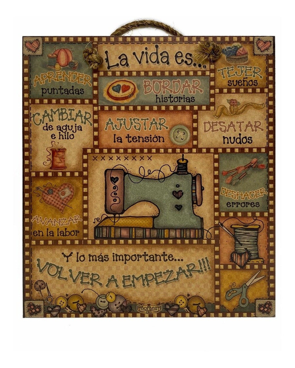 La vida es Bordar, tejer...