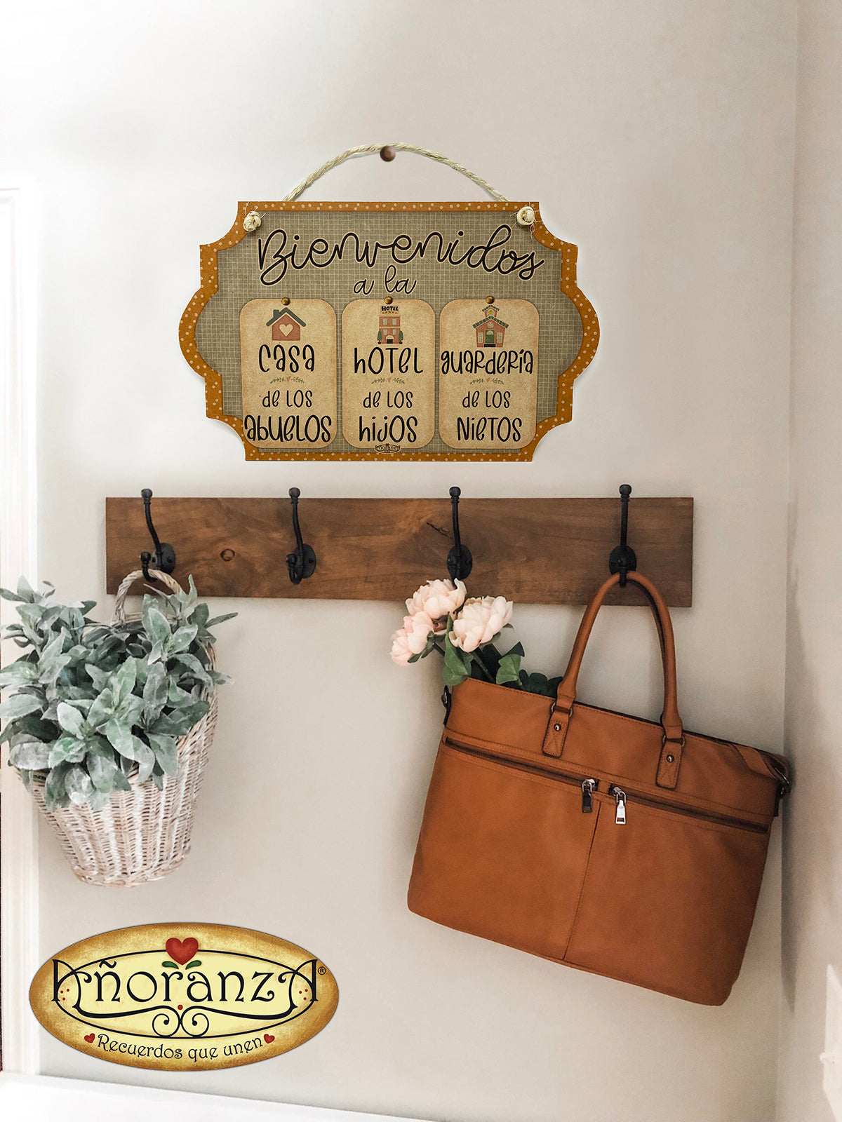 Regalo para abuelos/ Decoración casa abuelos/Bienvenidos Abuelos Hotel y Guardería