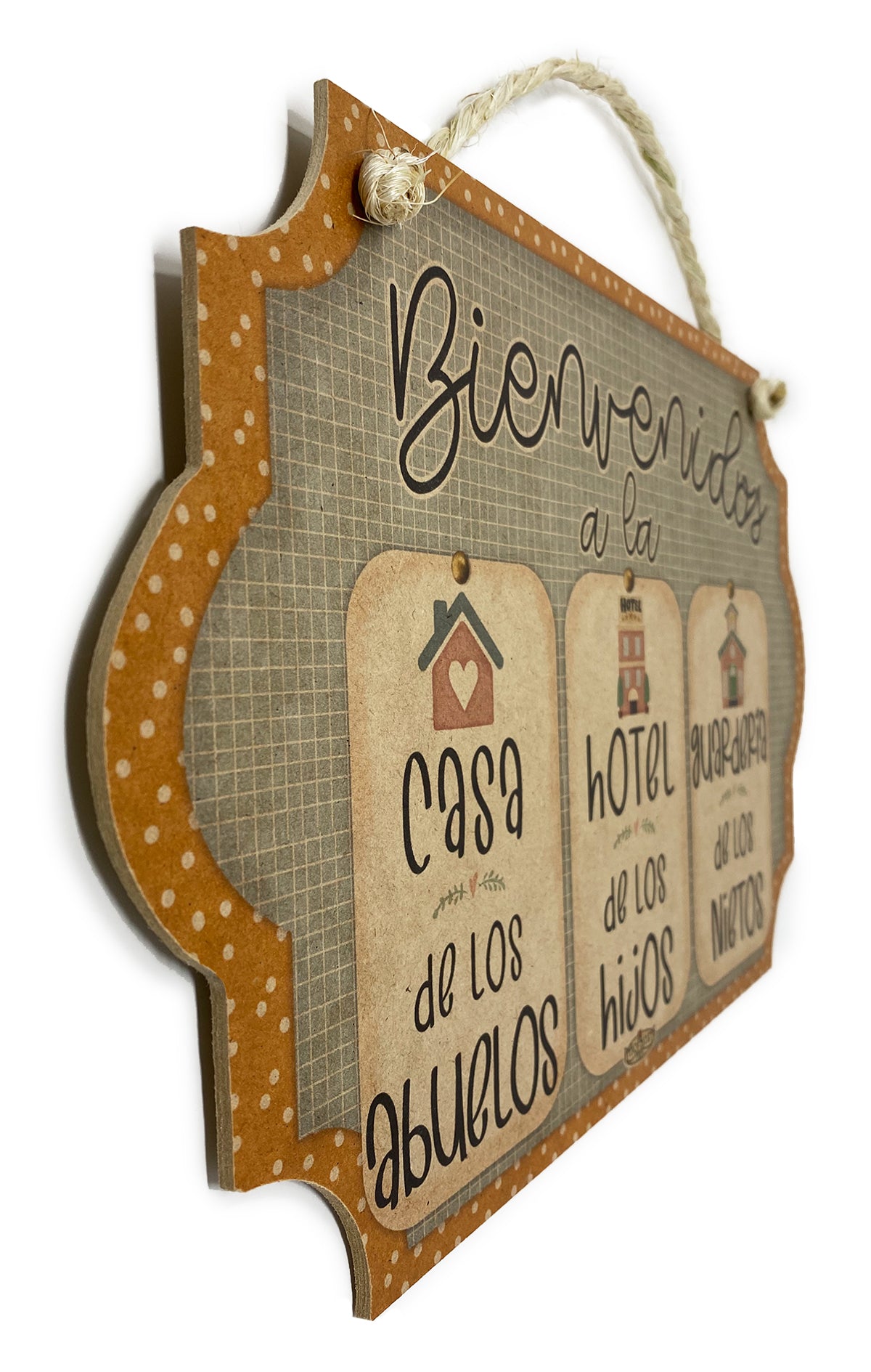 Regalo para abuelos/ Decoración casa abuelos/Bienvenidos Abuelos Hotel y Guardería