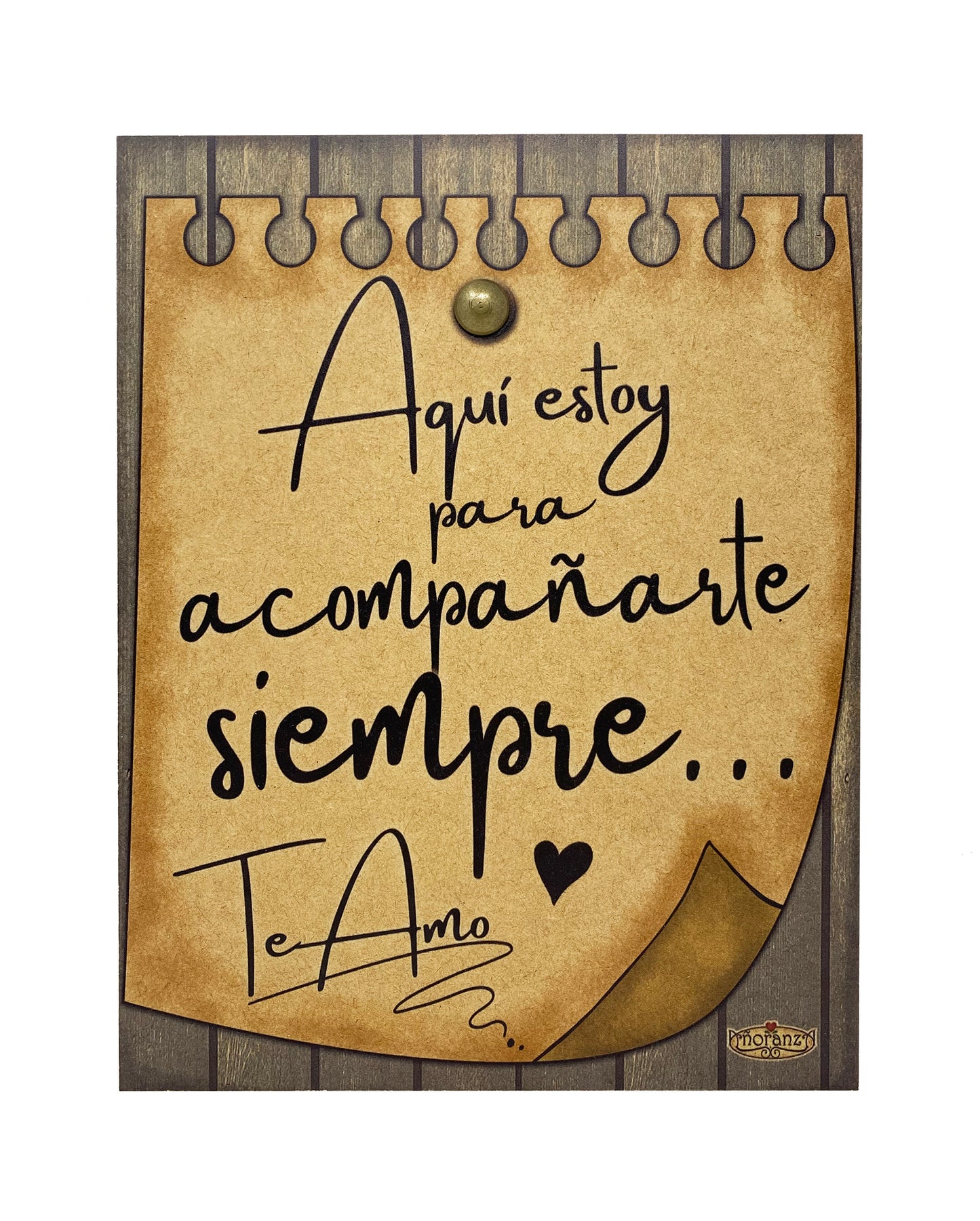 Regalo para tu pareja, aniversario, cumpleaños etc./Aquí estoy Te Amo
