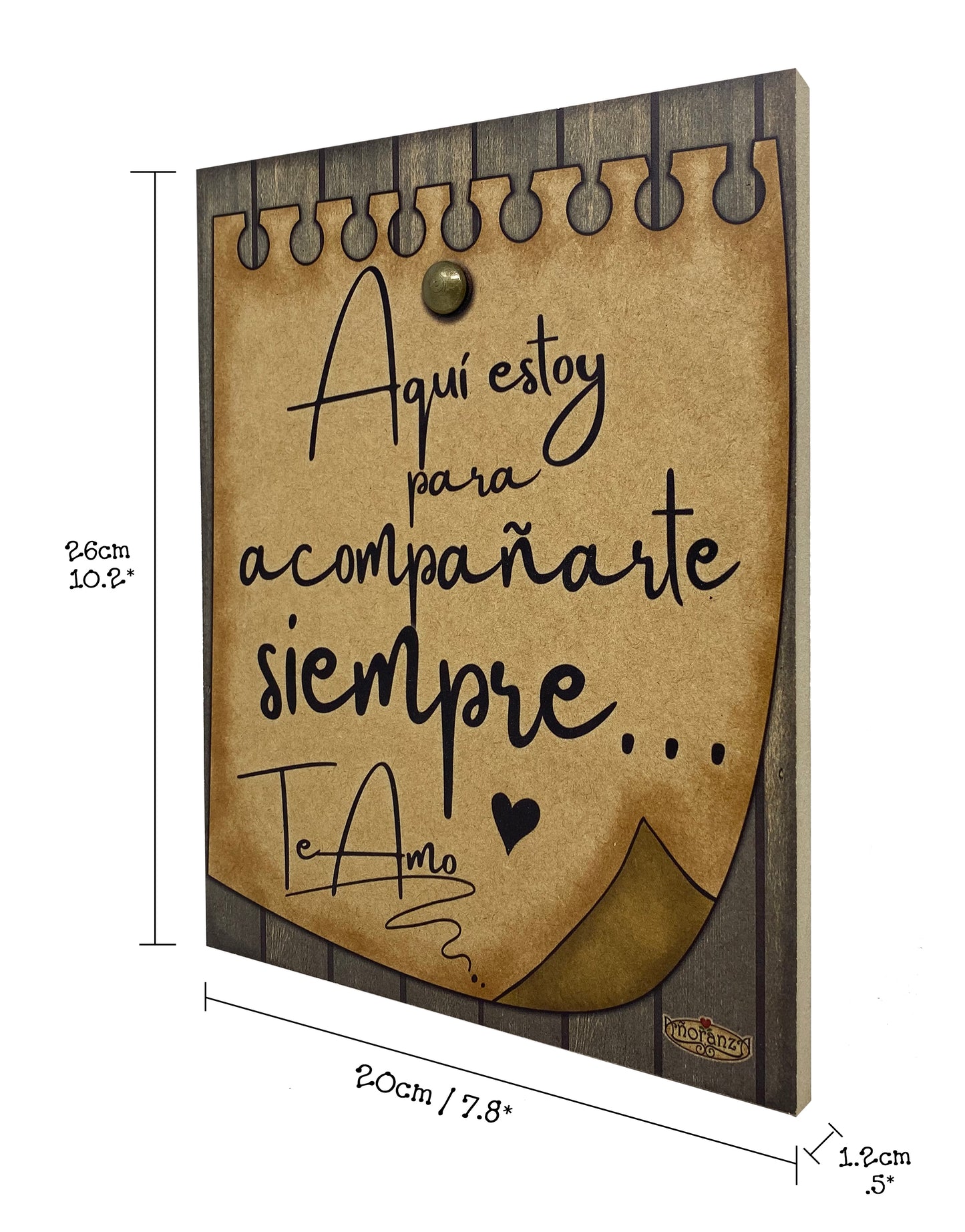 Regalo para tu pareja, aniversario, cumpleaños etc./Aquí estoy Te Amo