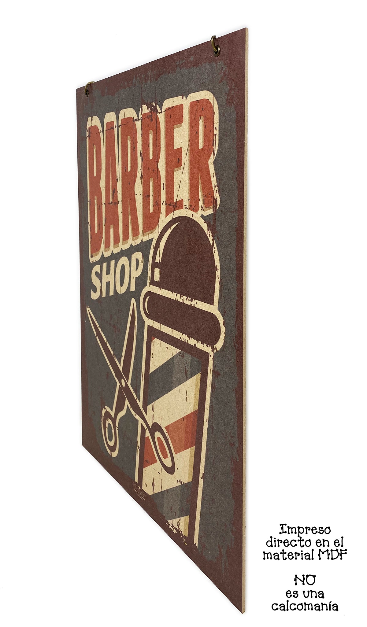 Decoración para peluqueria barberia | 28x40cm
