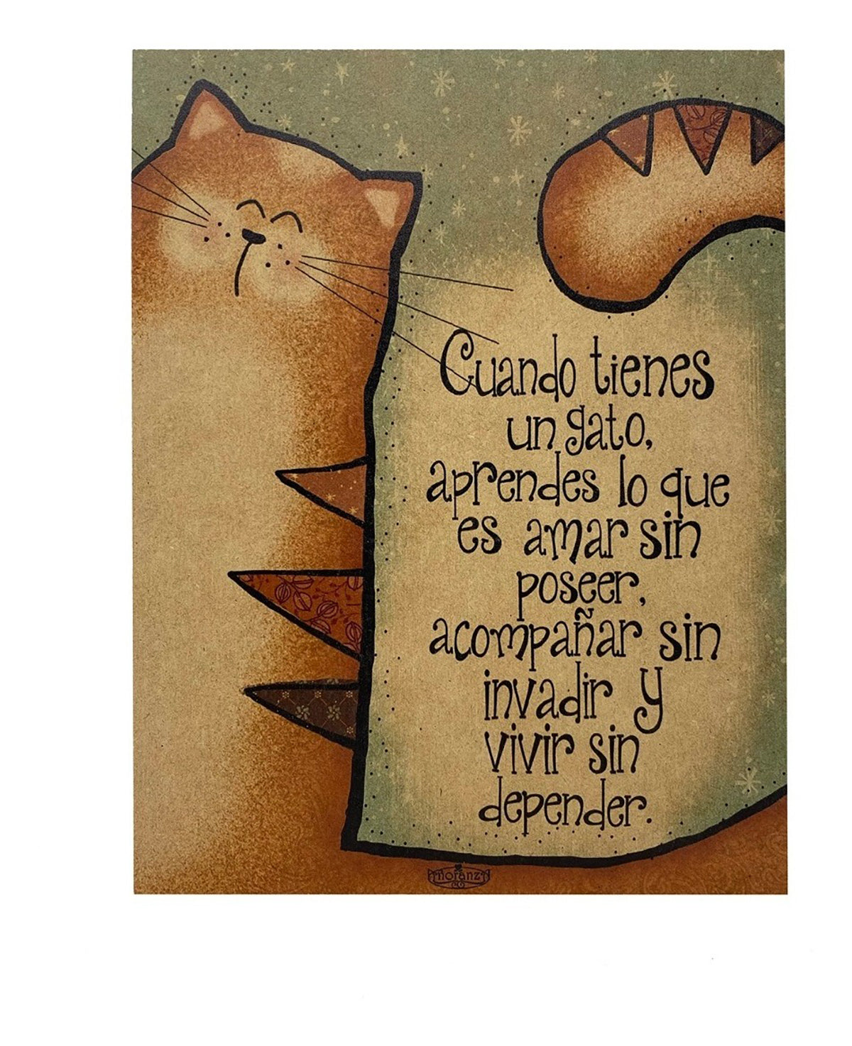 Decoración para clínica veterinaria/ Regalo amantes de los gatos/Cuando tienes un gato