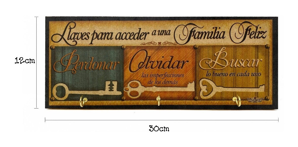 Porta llaves Familia Perdonar Olvidar Buscar