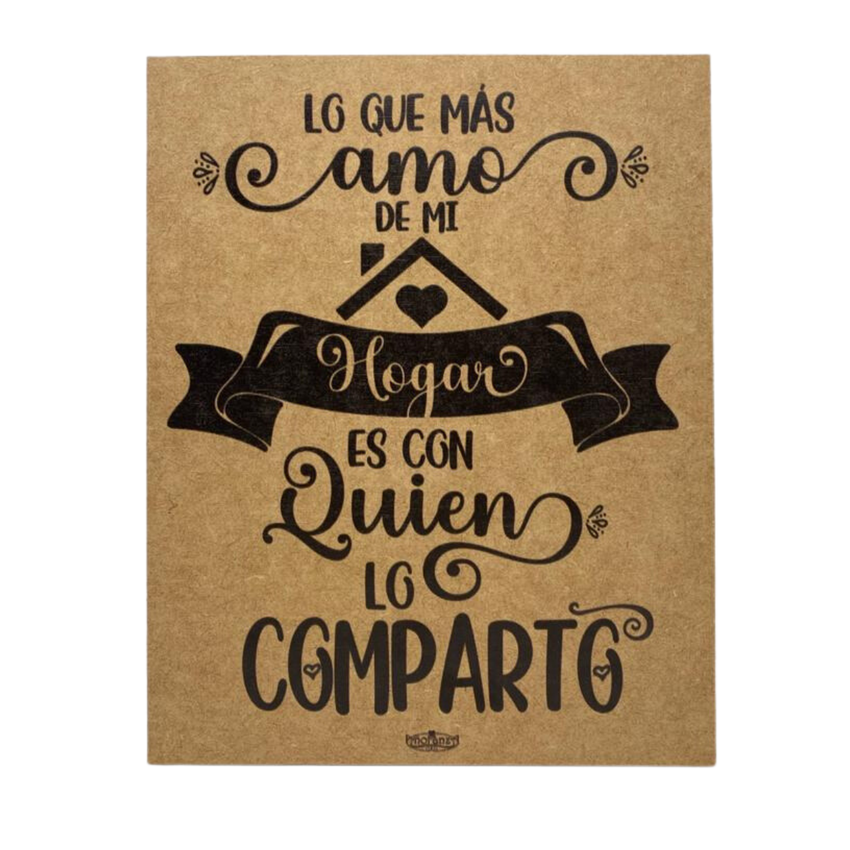 Letrero decorativo para el hogar familia /Hogar Comparto
