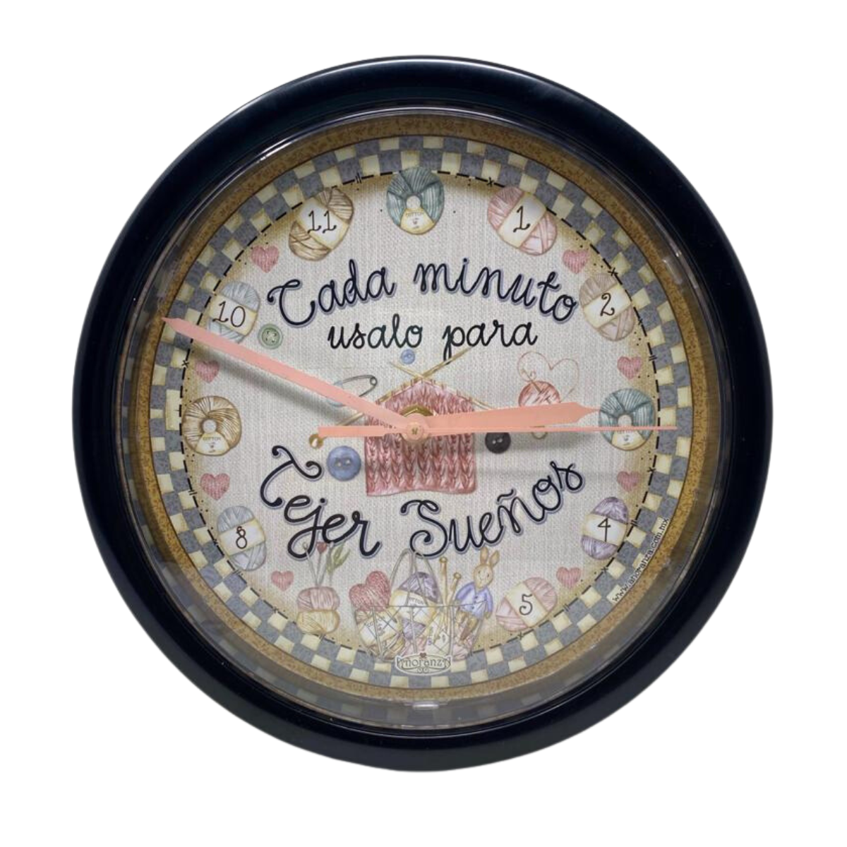 Reloj de Pared Tejer Sueños