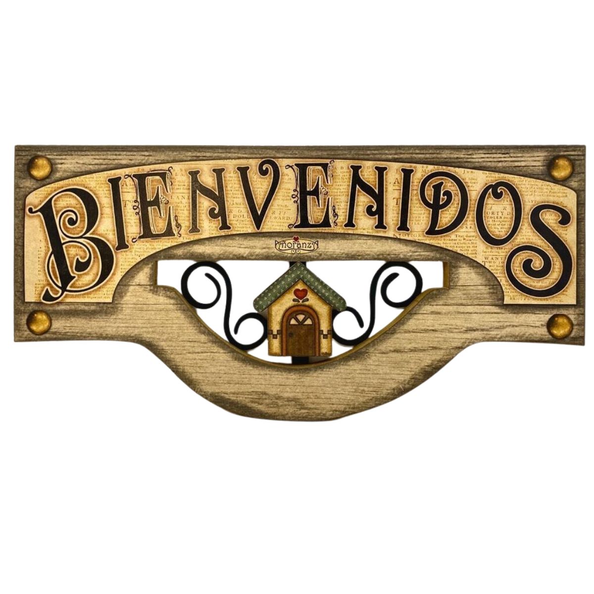 Letrero decorativo Hogar, Negocio u Oficina BIenvenidos