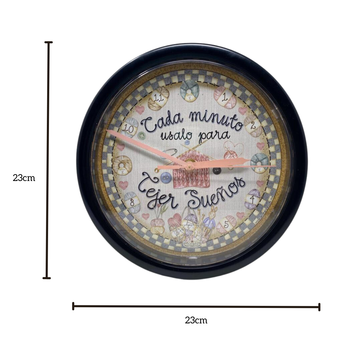Reloj de Pared Tejer Sueños