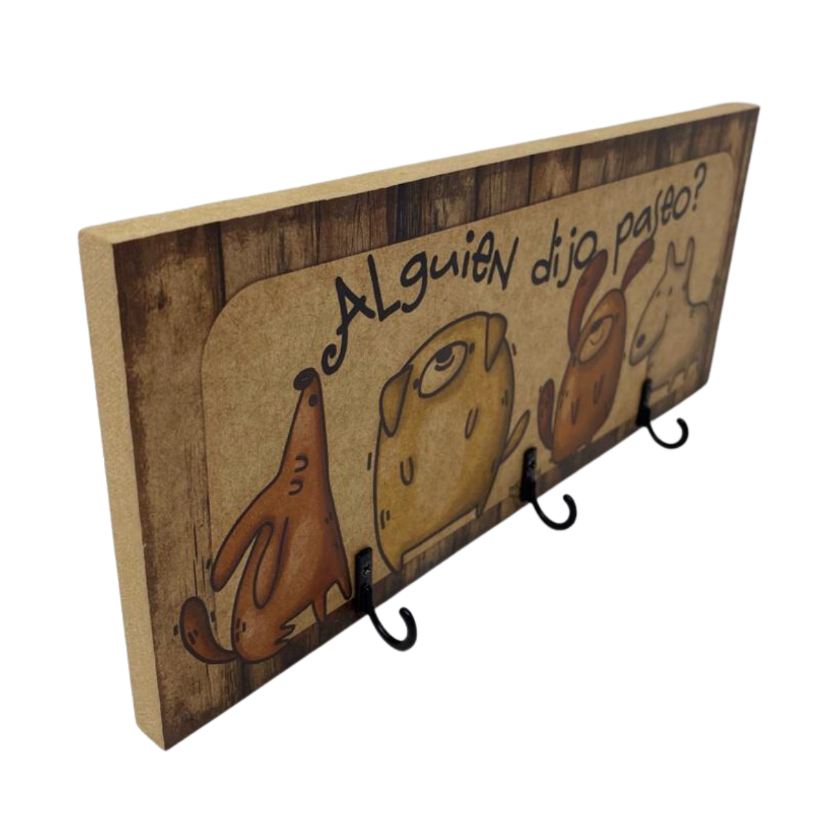 Porta llaves/ Porta Correa de perro chica/ organizador para correas /Paseo
