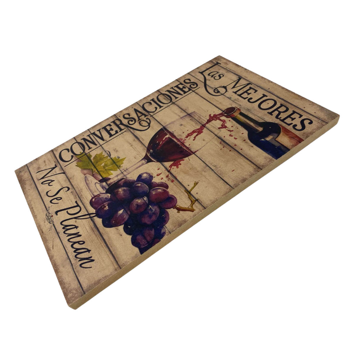 Letrero Decorativo Para bar/ Restaurant/ Estación de vino/ Conversaciones