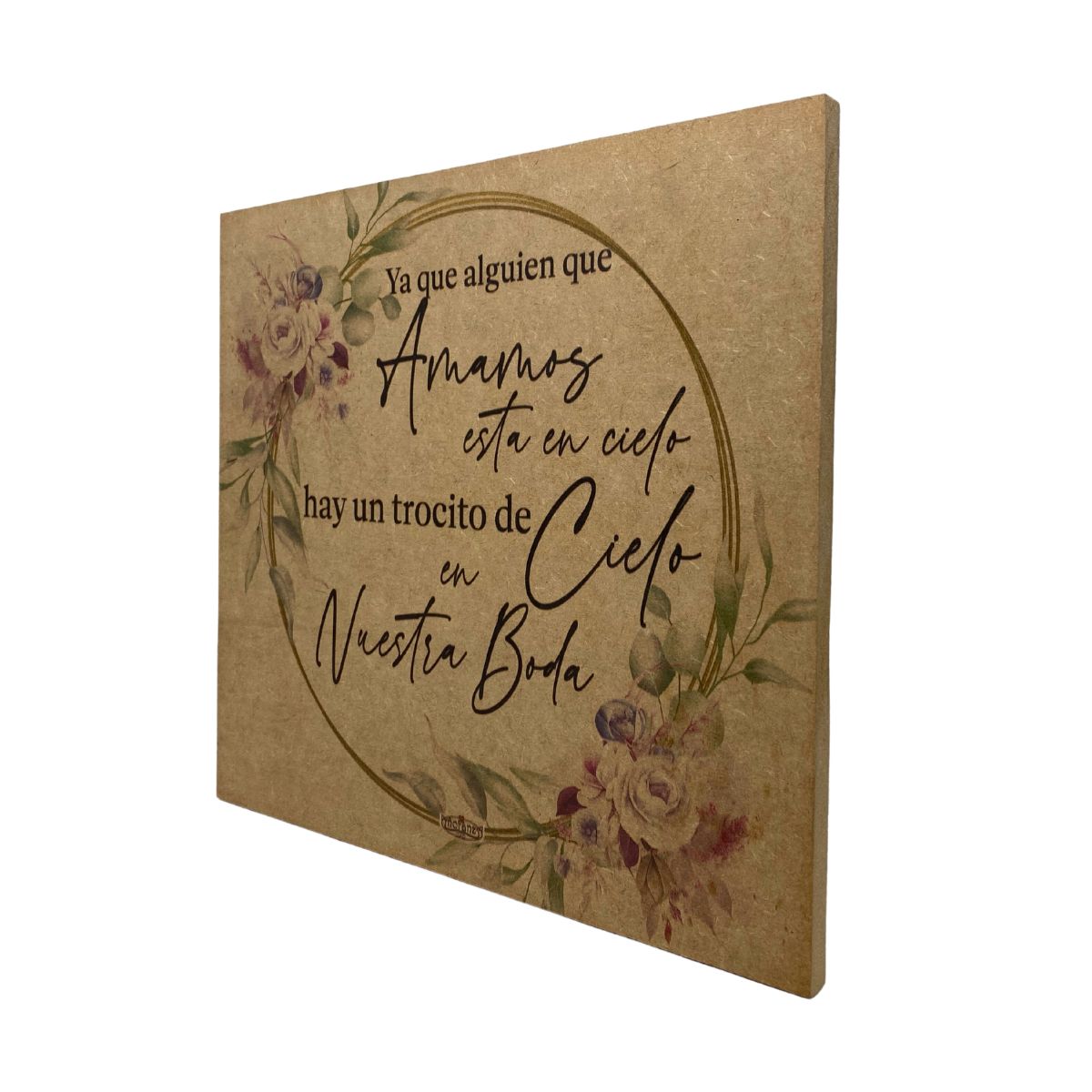 Decoración para boda/ letrero homenaje/ Alguien que amamos