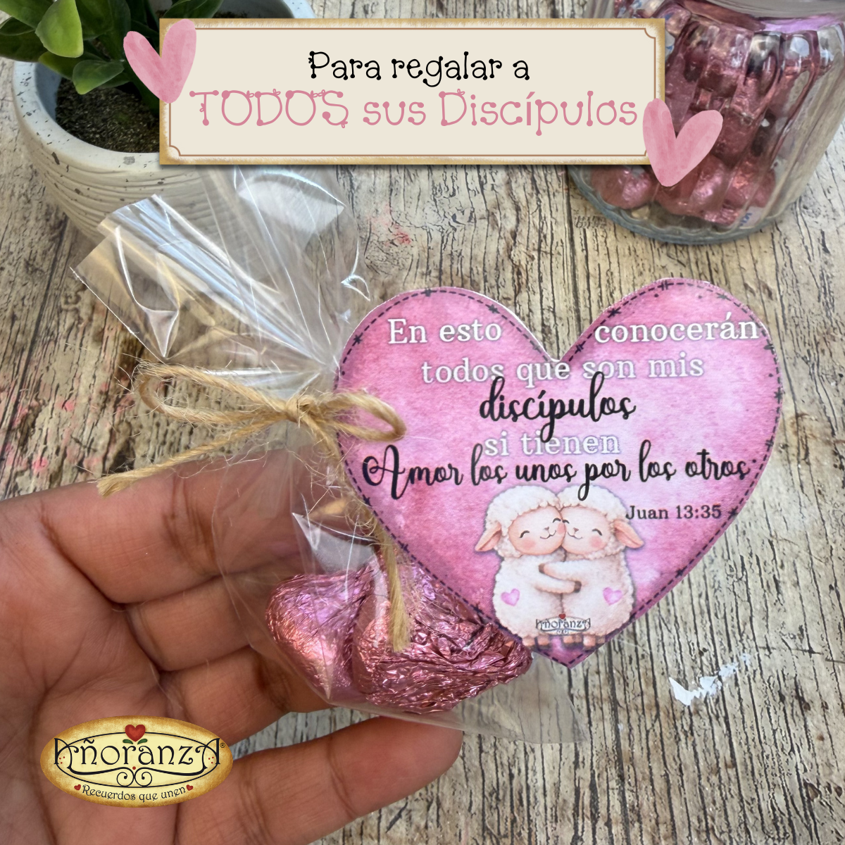 Etiquetas cristianas imprimibles de amor en Cristo para regalos y dulces | Recuerdos de iglesia